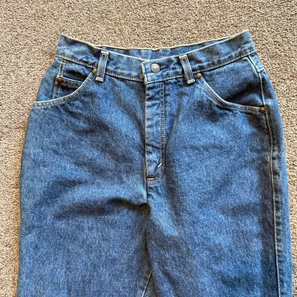 Vintage 1987 Levi's Blue Denim Jeans Size 11 (women’s 4) - Picture 2 of 15